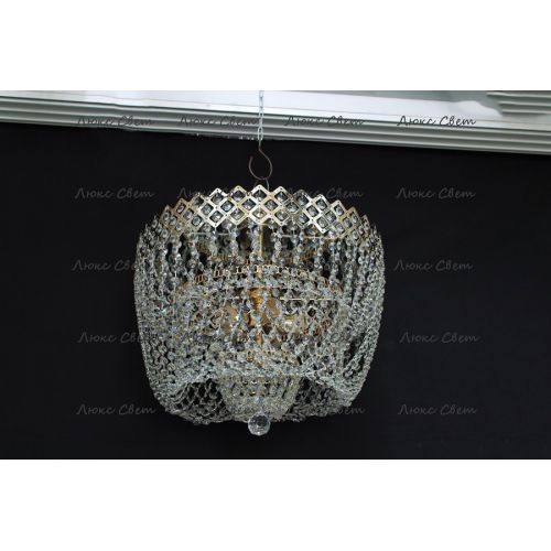 Люстра Водопад корона № 3 в Саратове Гусь Хрустальный