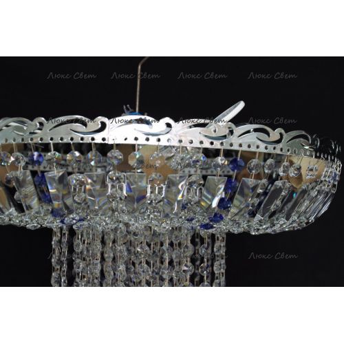 Люстра Анжелика 1 шар 40 синяя в Саратове Гусь Хрустальный