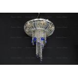 Люстра Анжелика 1 шар 40 синяя в Саратове