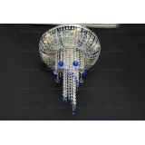 Люстра Анжелика 1 шар 40 синяя в Саратове