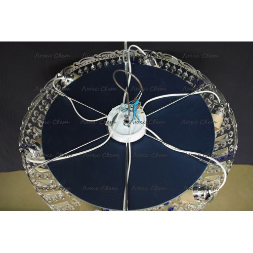 Люстра Анжелика 1 шар 40 синяя в Саратове Гусь Хрустальный