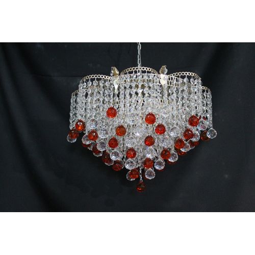 Люстра Ромашка Крона цветная в Саратове Гусь Хрустальный