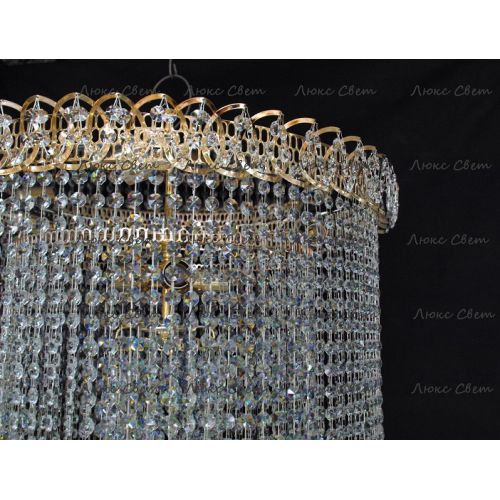 Люстра Водопад длинный в Саратове Гусь Хрустальный