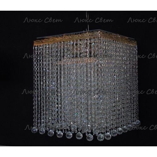 Люстра Квадрат гамма 53 см шар 30 мм  в Саратове Гусь Хрустальный