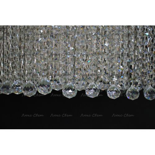 Люстра Квадрат гамма 53 см шар 30 мм  в Саратове Гусь Хрустальный