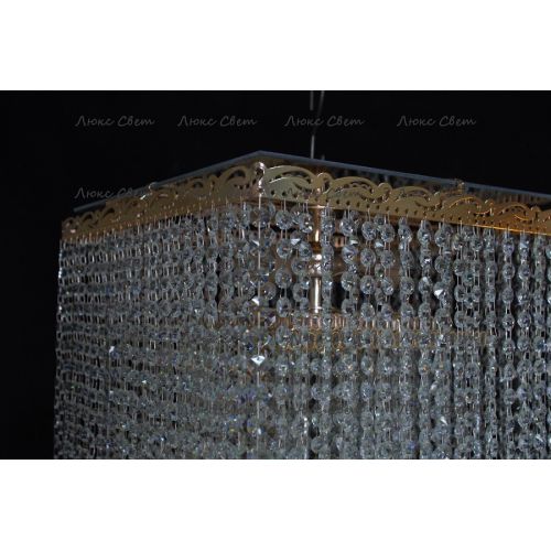 Люстра Квадрат гамма 53 см шар 30 мм  в Саратове Гусь Хрустальный