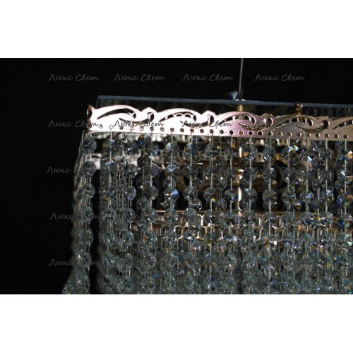 Люстра Квадрат гамма конус 40 мм длинная в Саратове Гусь Хрустальный