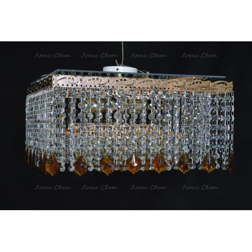 Люстра Квадрат Гамма дубик чайный  в Саратове Гусь Хрустальный