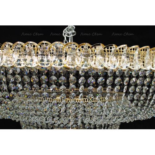 Люстра Водопад камень обтикон в Саратове Гусь Хрустальный