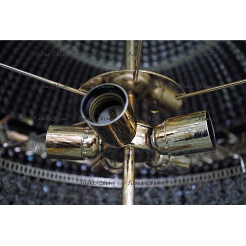 Люстра Водопад камень обтикон в Саратове Гусь Хрустальный