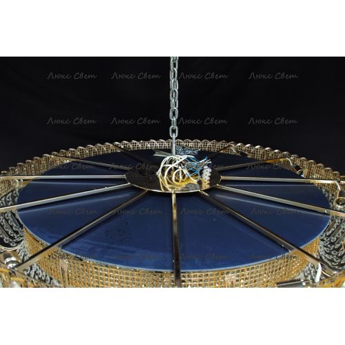 Люстра Кольцо купол 2 - 1000 мм пластина  в Саратове Гусь Хрустальный