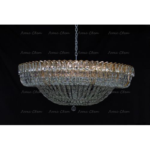 Люстра Кольцо купол 2 - 1000 мм пластина  в Саратове Гусь Хрустальный