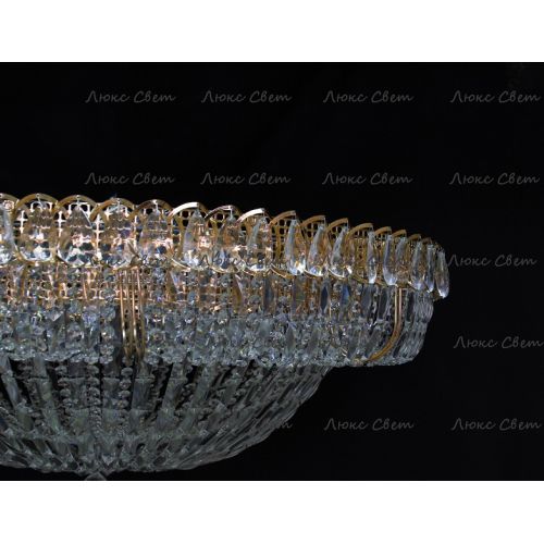 Люстра Кольцо купол 2 - 1000 мм пластина  в Саратове Гусь Хрустальный