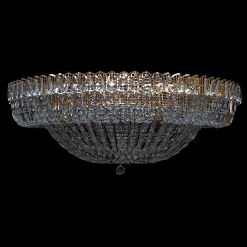 Люстра Кольцо купол 2 - 1000 мм пластина  в Саратове Гусь Хрустальный