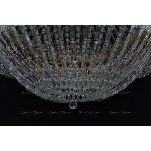 Люстра Кольцо купол 2 - 1000 мм пластина  в Саратове Гусь Хрустальный