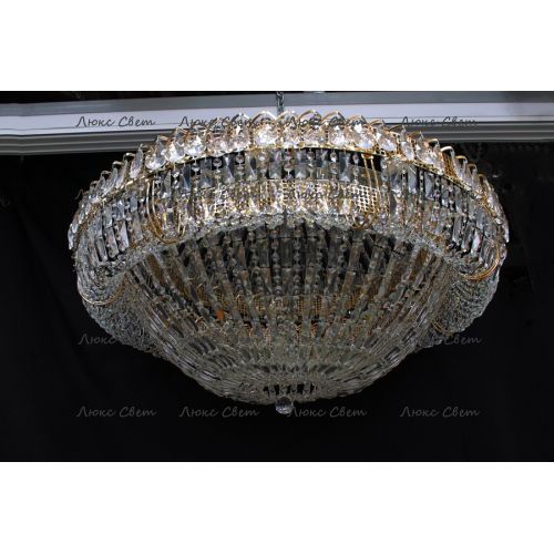 Люстра Кольцо купол 2 - 1000 мм пластина  в Саратове Гусь Хрустальный