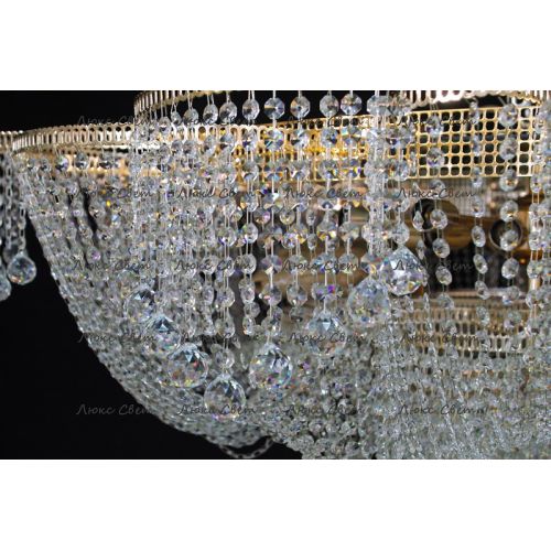 Люстра Лотос 1500 мм в Саратове Гусь Хрустальный
