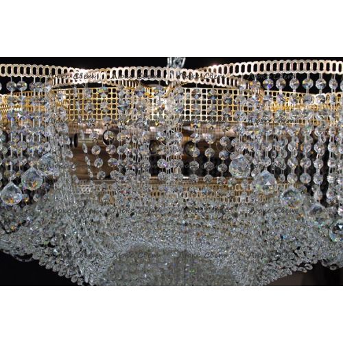 Люстра Лотос 1500 мм в Саратове Гусь Хрустальный