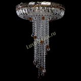 Люстра Анжелика №2 длинная шар 30 мм чайная  в Саратове