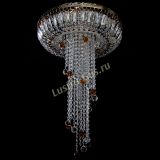 Люстра Анжелика №2 длинная шар 30 мм чайная  в Саратове