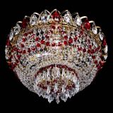 Люстра Астра Ажур красная в Саратове