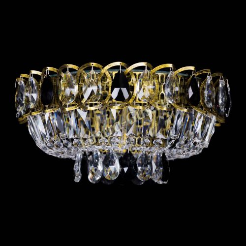 Люстра Астра Бутон №1 черная под бронзу в Саратове Гусь Хрустальный