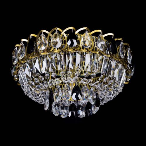 Люстра Астра Бутон №1 черная под бронзу в Саратове Гусь Хрустальный