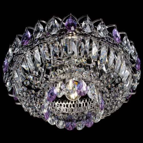 Люстра Астра Бутон №1 фиолетовая в Саратове Гусь Хрустальный