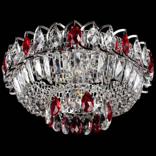 Люстра Астра Бутон №1 красная в Саратове Гусь Хрустальный