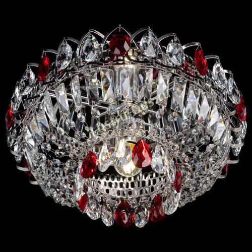 Люстра Астра Бутон №1 красная в Саратове Гусь Хрустальный
