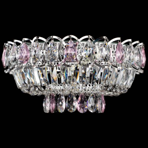 Люстра Астра Бутон №1 розовая в Саратове Гусь Хрустальный