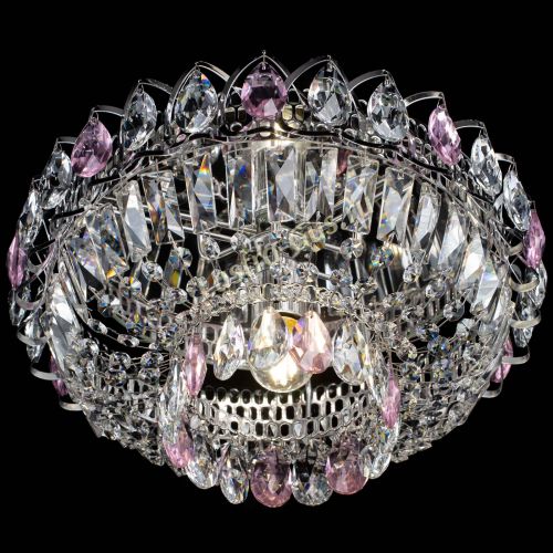 Люстра Астра Бутон №1 розовая в Саратове Гусь Хрустальный