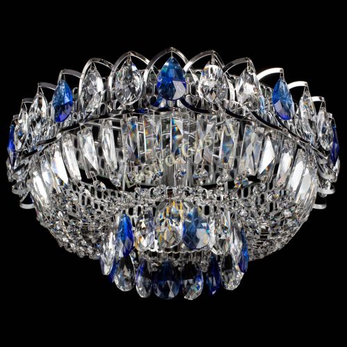 Люстра Астра Бутон №1 синяя в Саратове Гусь Хрустальный