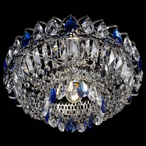 Люстра Астра Бутон №1 синяя в Саратове Гусь Хрустальный