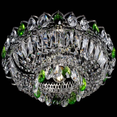 Люстра Астра Бутон №1 зеленая в Саратове Гусь Хрустальный