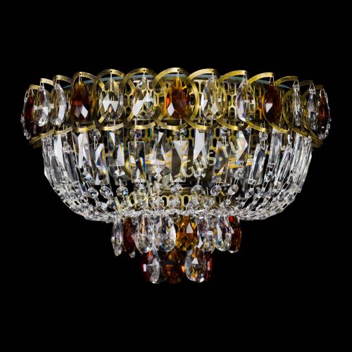 Люстра Астра Бутон №3 чайная под бронзу в Саратове Гусь Хрустальный