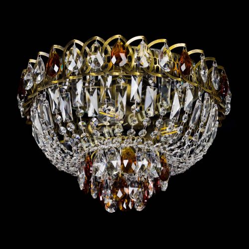 Люстра Астра Бутон №3 чайная под бронзу в Саратове Гусь Хрустальный