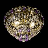 Люстра Астра Бутон №3 фиолетовая под бронзу в Саратове