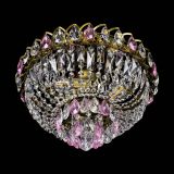 Люстра Астра Бутон №3 розовая под бронзу в Саратове