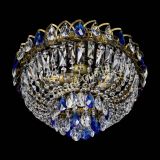 Люстра Астра Бутон №3 синяя под бронзу в Саратове