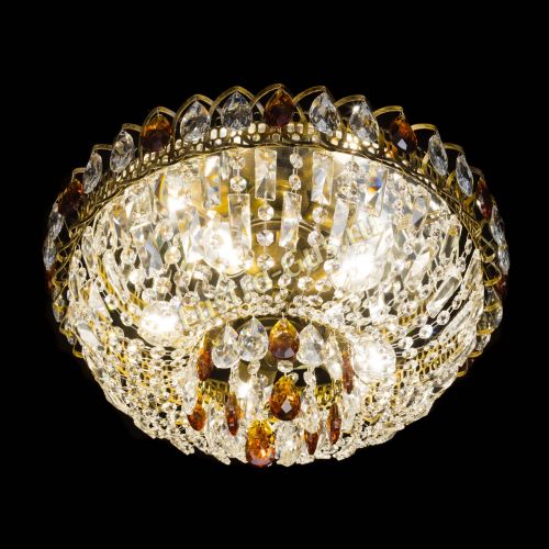 Люстра Астра Бутон №5 чайная под бронзу в Саратове Гусь Хрустальный