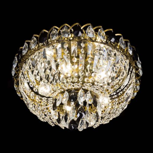 Люстра Астра Бутон №5 черная под бронзу в Саратове Гусь Хрустальный