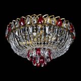 Люстра Астра Бутон №5 красная под бронзу в Саратове