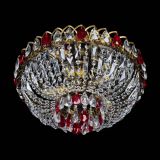 Люстра Астра Бутон №5 красная под бронзу в Саратове