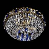 Люстра Астра Бутон №5 синяя под бронзу в Саратове