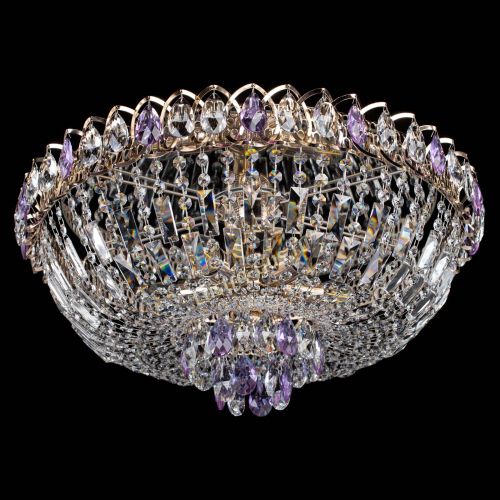 Люстра Астра Бутон №5 фиолетовая в Саратове Гусь Хрустальный