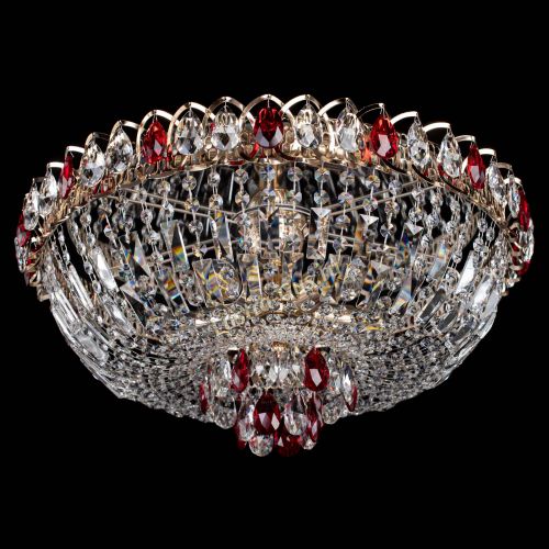 Люстра Астра Бутон №5 красная в Саратове Гусь Хрустальный