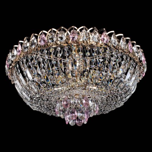 Люстра Астра Бутон №5 розовая в Саратове Гусь Хрустальный