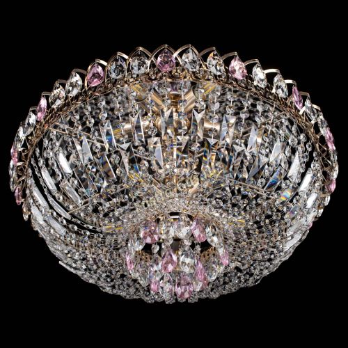 Люстра Астра Бутон №5 розовая в Саратове Гусь Хрустальный