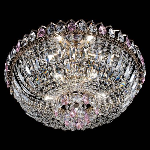 Люстра Астра Бутон №5 розовая в Саратове Гусь Хрустальный